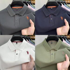 summer fashionable horse logo embroidery classic Paul casual Polo T-shirt
